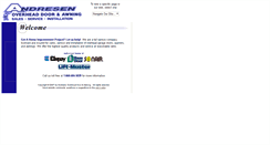 Desktop Screenshot of andresenoverheaddoor.com